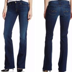 7 For All  Mankind High Waisted Mid Rise Bootcut Jeans Size 29